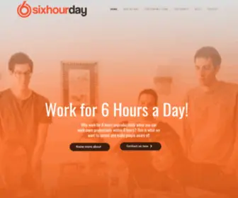 6Hourday.org(Six(6) Hour Day) Screenshot