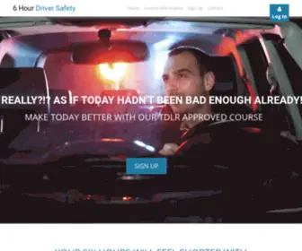 6Hourdriversafety.com(6 Hour Driver Safety Course) Screenshot