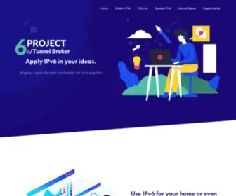 6Project.org(IPv6 Tunnel Broker) Screenshot
