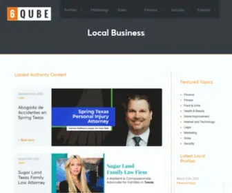 6Qube.com(Local Business Authority) Screenshot