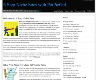 6Stepnichesites.com(How to Build Niche Sites) Screenshot
