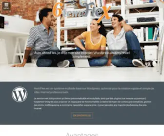 6Temflex.com(Créer un site Internet professionnel basé sur Wordpress) Screenshot