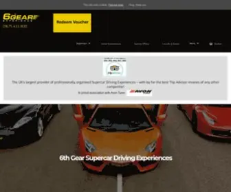 6Thgearexperience.com(The UK’s largest provider of professionally organised Supercar Driving Experiences) Screenshot