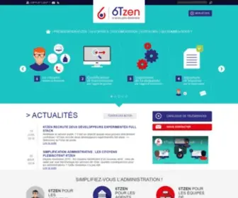 6Tzen.fr(Optimisez la gestion de la relation citoyen avec 6Tzen) Screenshot