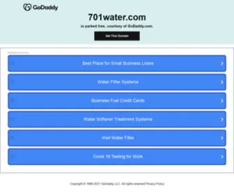 701Water.com(701 Water) Screenshot