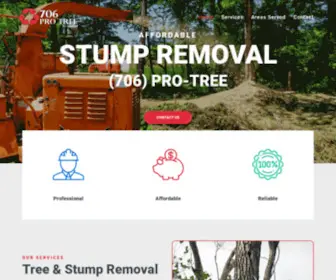 706-Pro-Tree.com(Professional and affordable tree work in Cornelia and North GA AAA Tree Exports) Screenshot