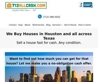 713Allcash.com(Cash Buyers Conroe TX) Screenshot