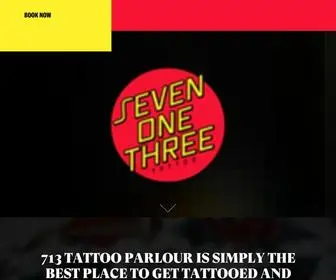 713Tattoo.com(713 TATTOO & BODY PIERCING) Screenshot