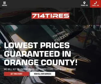 714Tires.net(Westminster CA Tires & Wheels Shop) Screenshot