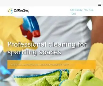 716Proclean.com(Professional Cleaning Services Buffalo) Screenshot