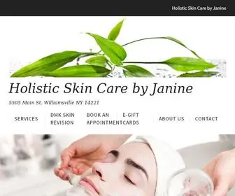 716Skincode.com(Holistic Skin Care by Janine) Screenshot