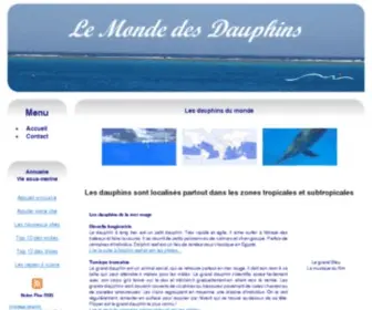 71Annuaire.com(Le monde des dauphins et les dauphins du monde) Screenshot