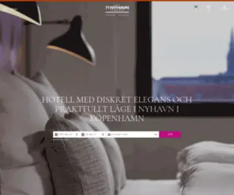 71Nyhavnhotel.se(Hotell i hjärtat av Köpenhamn) Screenshot