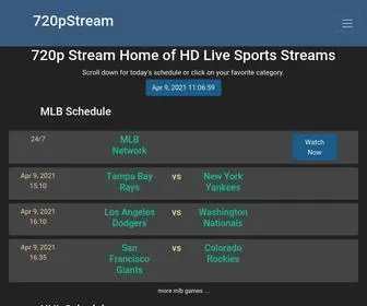 720PStream.tv(Live Stream Sports Events in HD) Screenshot