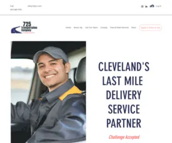 725Transportation.com(Cleveland's Amazon Delivery Service Partner) Screenshot