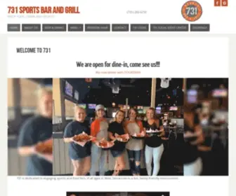 731Sportsbarandgrill.com(Enjoy food) Screenshot