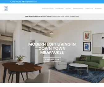 735West.com(735 West Apartments) Screenshot