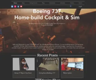 737Diysim.com(737 Sim build blog) Screenshot