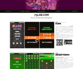 73Lab.com(Ayo73's portfolio) Screenshot