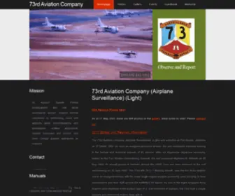 73Rdaviationcompany.org(73rd Aviation Company) Screenshot