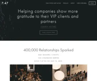 747Club.org( More Human Client Engagement and Team Building) Screenshot