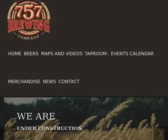 757Brewing.com(757 Brewing Company) Screenshot