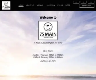 75Main.com(75 Main) Screenshot