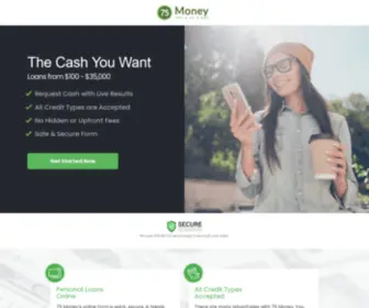 75Money.com(75 Money) Screenshot