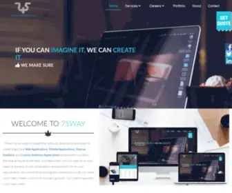 75Way.com(Web & Mobile App Development Company in the USA) Screenshot