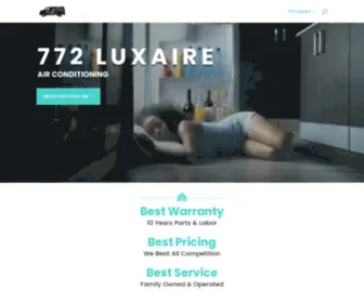 772Luxaire.com(772 Luxaire) Screenshot