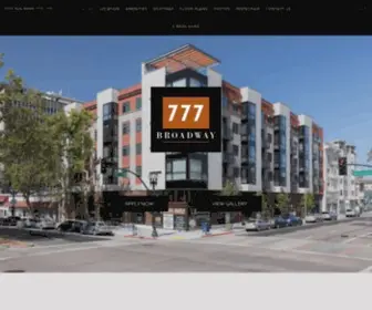 777Broadway.com(Luxury Apartments for Rent in Oakland) Screenshot