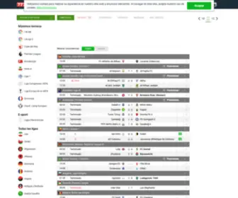 777Score.es(Futbol de hoy resultados) Screenshot