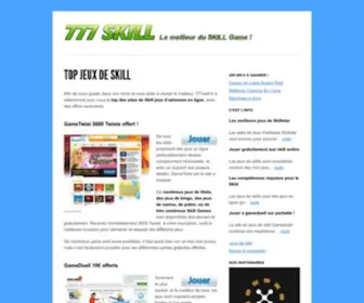 777Skill.fr(777 Skill) Screenshot