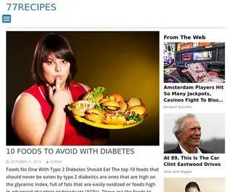 77Recipes.com(Easy Daily Recipes Ideas to Make for Your Family and Friends) Screenshot