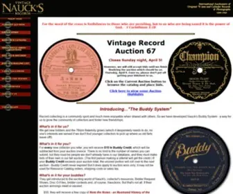 78RPM.com(Nauck's Vintage Records) Screenshot