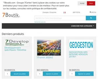 7Boutik.com(Solution cloud computing) Screenshot