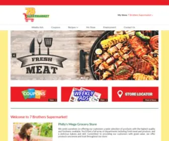 7Brotherssupermarket.com(7 Brothers Supermarket) Screenshot