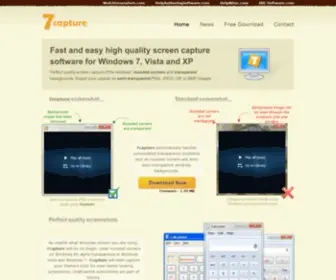 7Capture.com(High quality screen capture software for Windows 7) Screenshot