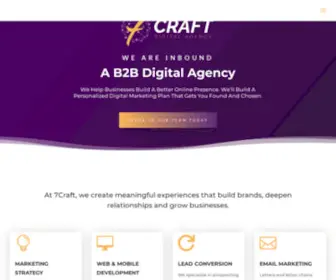 7Craft.ma(We help businesses build a better online presence by building a personalized digital marketing plan) Screenshot