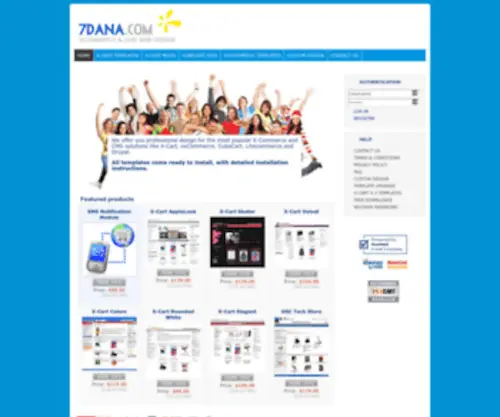 7Dana.com(Zajec family) Screenshot