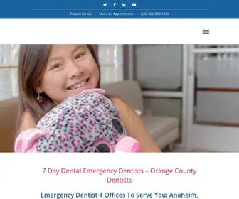 7Daydental.com(Family Dentists Orange County & Emergency Dental Services) Screenshot