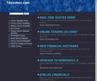 7Daysbux.com(7 days earn your profit) Screenshot