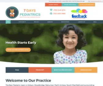 7Dayspediatrics.com(7 Days Pediatrics) Screenshot