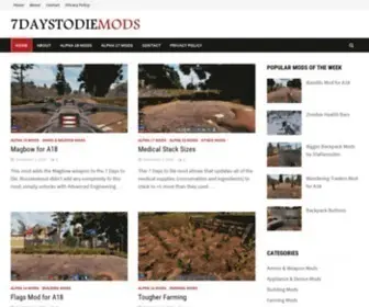 7Daystodiemods.com(7 Days to Die Mods) Screenshot