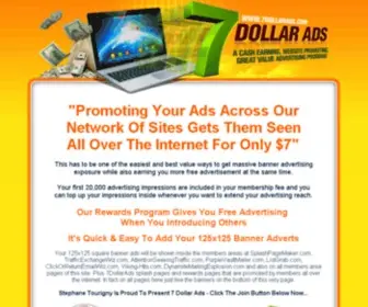 7Dollarads.com(7 Dollar Ads) Screenshot