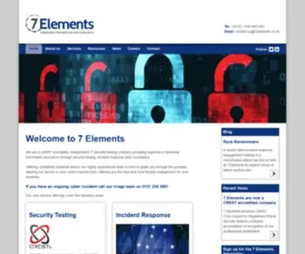 7Elements.co.uk(7 Elements) Screenshot