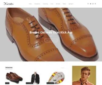 7Gents.com(The Best in Men's Luxury) Screenshot