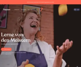 7Hauben.com(Online-Kochkurse, Rezepte und Videos) Screenshot