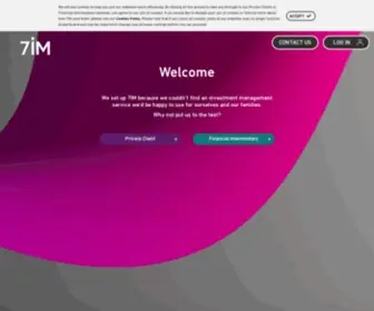 7IM.co.uk(Investment Management) Screenshot