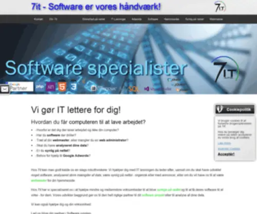 7IT.dk(Synlig På Nettet) Screenshot